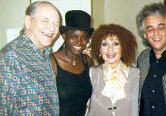 Sir Johnny Dankworth, Val Kelly, Dame CLeo Lane, Dominique Pizinat, Angela Griffin (pre-frame)