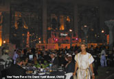 New Years Eve at the Grand Hyatt Muscat, Oman, the stage is in the background (see video)