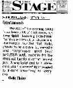 The opinion of Colin Finlay - music jurnalist at The Stage news Paper - UK